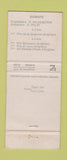 Matchbook Cover - Horse Racing Gosiute Jockey P Perrat France?