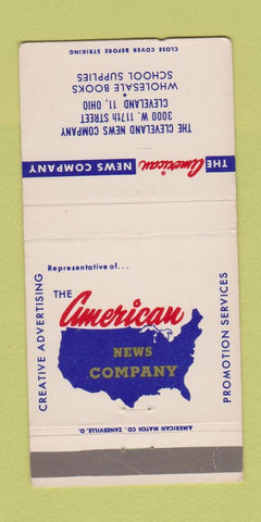 Matchbook Cover - American News Company Cleveland OH WEAR 30 Strike