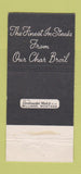 Matchbook Cover - Henning Hotel Casper WY Elbow Room WORN 30 Strike