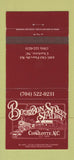 Matchbook Cover - Bourbon Street Station Charlotte NC 30 Strike