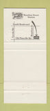 Matchbook Cover - Bourbon Street Station Charlotte NC 30 Strike
