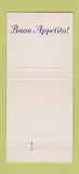 Matchbook Cover - Romeo and Juliet Restaurant Washington DC 30 Strike