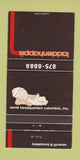Matchbook Cover - Faddenhappis Columbia MO restaurant 30 Strike