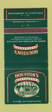 Matchbook Cover - Houston's Restaurant WEAR 30 Strike