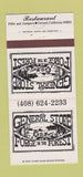 Matchbook Cover - General Store Forge in the Forest Carmel CA 30 Strike