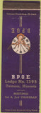 Matchbook Cover - Matchbook Cover Elks Club Owatonna MN WEAR