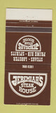 Matchbook Cover - Jeremiah's Steak House Ventura Colton CA Las Vegas 30 Strike