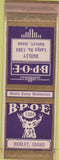 Matchbook Cover - Matchbook Cover Elks Club Burley ID wear