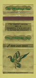 Matchbook Cover - The Mallard Inn Mount Laurel NJ 30 Strike