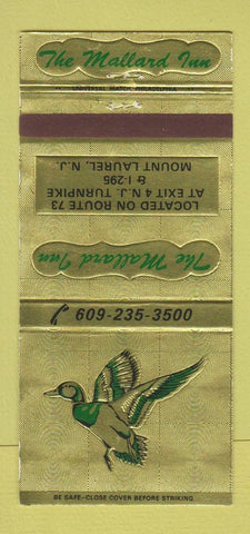 Matchbook Cover - The Mallard Inn Mount Laurel NJ 30 Strike
