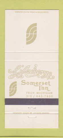 Matchbook Cover - Le Auberge Somerset Inn Troy MI 30 Strike