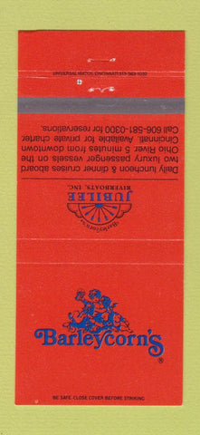 Matchbook Cover - Barleycorn's Newport KY Cincinnati OH Ludlow 30 Strike