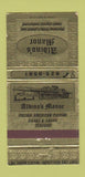 Matchbook Cover - Aldino's Manor Restaurant Wilkes Barre PA 30 Strike