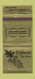 Matchbook Cover - Oakhurst Tea Room Somerset PA 30 Strike