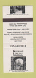 Matchbook Cover - Ristorante Longano Philadelphia PA Italian 30 Strike