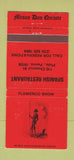 Matchbook Cover - Meson Don Quijote Philadelphia PA WEAR 30 Strike