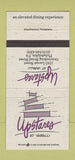 Matchbook Cover - Varalli Upstares Philadelphia PA 30 Strike