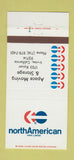 Matchbook Cover - North American Van Lines Irvine CA 30 Strike