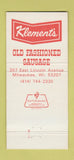 Matchbook Cover - Klement's Sausage Milwaukee WI 30 Strike