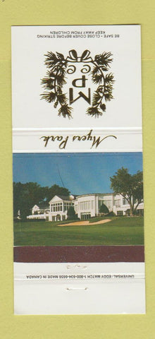 Matchbook Cover - Myers Park Country Club  30 Strike