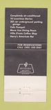 Matchbook Cover - Eden Rooc Hotel Miami Beach FL WEAR 30 Strike
