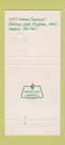 Matchbook Cover - Camille's Sherman Oaks CA 30 Strike