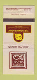 Matchbook Cover - Orson's Rstaurant Honolulu Hawaii Chowder House WEAR 30 Strike