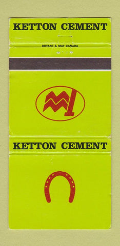 Matchbook Cover - Ketton Cement Sheffield WORN 30 Strike