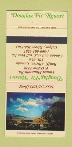 Matchbook Cover - Douglas Fir Resort Banff AB 30 Strike
