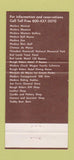 Matchbook Cover - Medora ND Rough Riders Hotel 30 Strike
