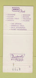 Matchbook Cover - Ekco Housewares 30 Strike