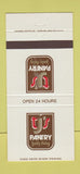 Matchbook Cover - TJ's Pantry Restaurant Post Falls ID Richland WA 30 Strike