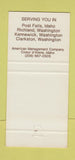 Matchbook Cover - TJ's Pantry Restaurant Post Falls ID Richland WA 30 Strike