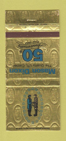 Matchbook Cover - Mason Dixon Trucking 1982 30 Strike