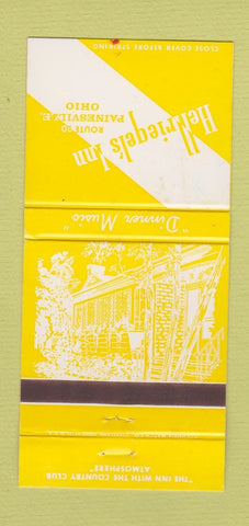 Matchbook Cover - Hellriegel's Inn Painesville OH WEAR 30 Strike
