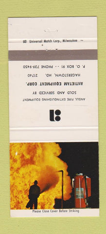 Matchbook Cover - Ansul Fire Equipment Hagerstown MD 30 Strike
