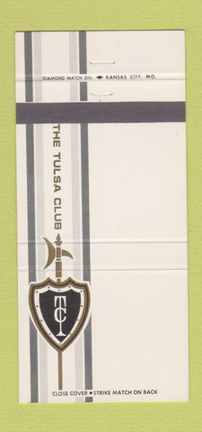 Matchbook Cover - Tulsa Club OK 30 Strike