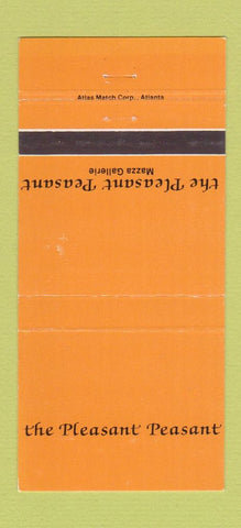 Matchbook Cover - The Pleasant Peasant Washington DC 30 Strike