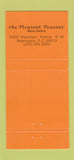 Matchbook Cover - The Pleasant Peasant Washington DC 30 Strike