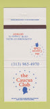 Matchbook Cover - The Caucus Club Detroit MI 30 Strike