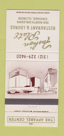 Matchbook Cover - Fashion Plate Restaurant Chicago IL 30 Strike