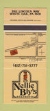 Matchbook Cover - Nellie Bly's Roadhouse White Oak PA 30 Strike
