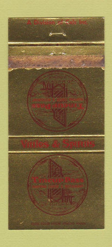 Matchbook Cover - Tincup Pass Restaurant  St Charles IL WORN 30 Strike