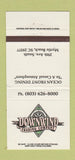 Matchbook Cover - Downwind Trading Restaurant Myrtle Beach SC 30 Strike