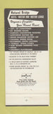 Matchbook Cover - Natural Bridge VA 30 Strike