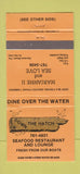 Matchbook Cover - Down the Hatch Restaurant Daytona Beach FL 30 Strike