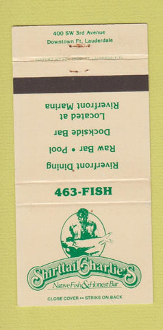 Matchbook Cover - Shirttail Charlie's Fort Lauderdale FL 30 Strike