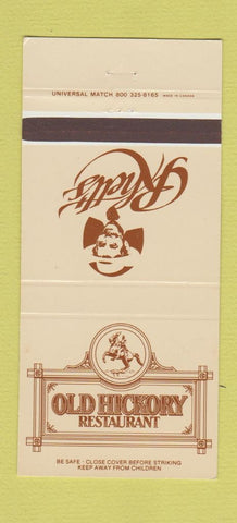 Matchbook Cover - Old Hickory Restaurant Nashville TN Opryland 30 Strike