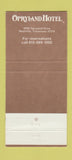 Matchbook Cover - Old Hickory Restaurant Nashville TN Opryland 30 Strike