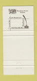 Matchbook Cover - Bourbon Street Station Charlotte NC 30 Strike